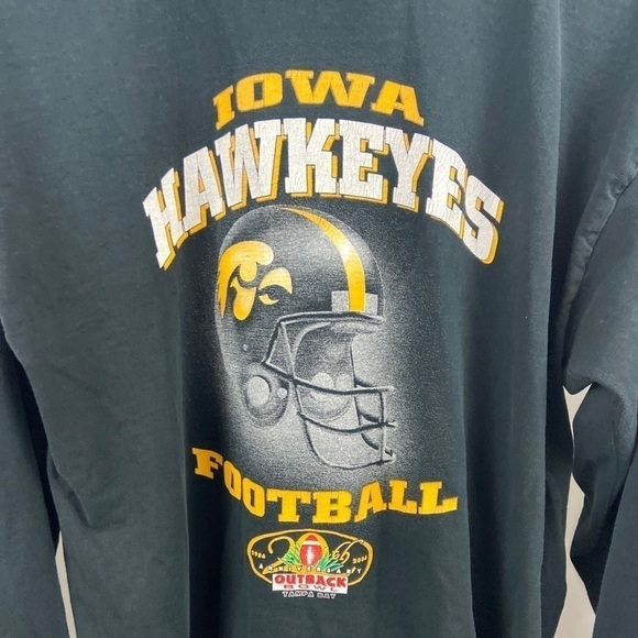 Iowa Hawkeyes Football 2006 Sz L Long Sleeve Shirt - Picture 2 of 10